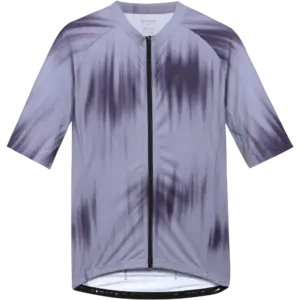 GORE Wear Spirit Pulse Fietsshirt Korte Mouwen Paars/Grijs Heren