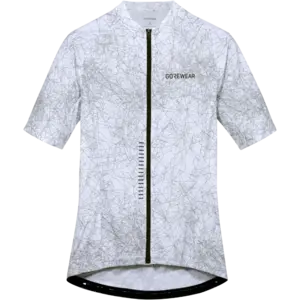 GORE Wear Spirit Neuro Fietsshirt Korte Mouwen Wit/Grijs Dames