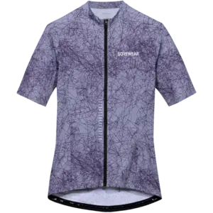 GORE Wear Spirit Neuro Fietsshirt Korte Mouwen Paars/Grijs Dames