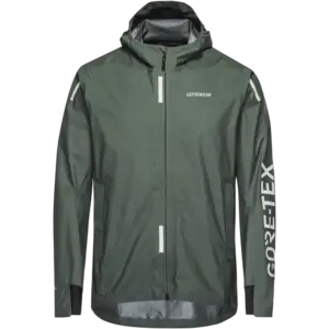 GORE Wear Concurve GTX Logo Hardloopjack Groen/Wit Heren