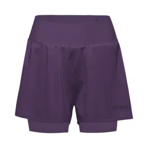 GORE Wear Concurve 2in1 Hardloopbroek Kort Paars Dames