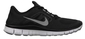 Nike Free Run+ 3 Black Reflective Silver Platinum Heren Hardloopschoen