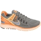 Nike Lunareclipse+ 3 Grijs/Oranje Dames Hardloopschoen