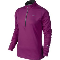 Nike Element HZ Shirt Lange Mouwen Paars/Zwart Dames
