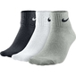 Nike 3PPK Lightweight Quarter Sokken Zwart/Wit/Grijs