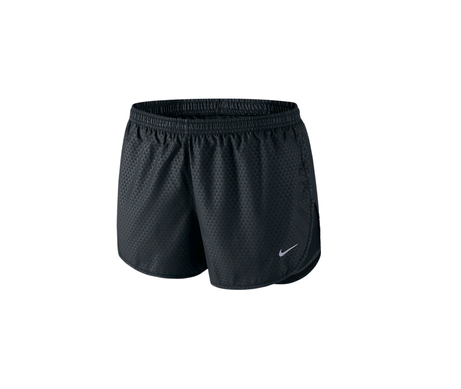 Nike Tempo Embossed Hardloopbroek Kort Zwart Dames