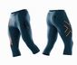 2XU 3/4 Compressiebroek Blauw Heren