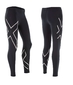 2XU Core Compressiebroek Lang Zwart/Zilver Dames