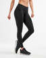 2XU Mid-Rise Compressiebroek Lang Zwart/Zilver Dames