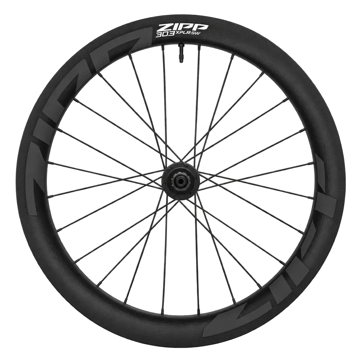 ZIPP 303 XPLR SW A1 Tubeless Disc Carbon Voorwiel Zwart