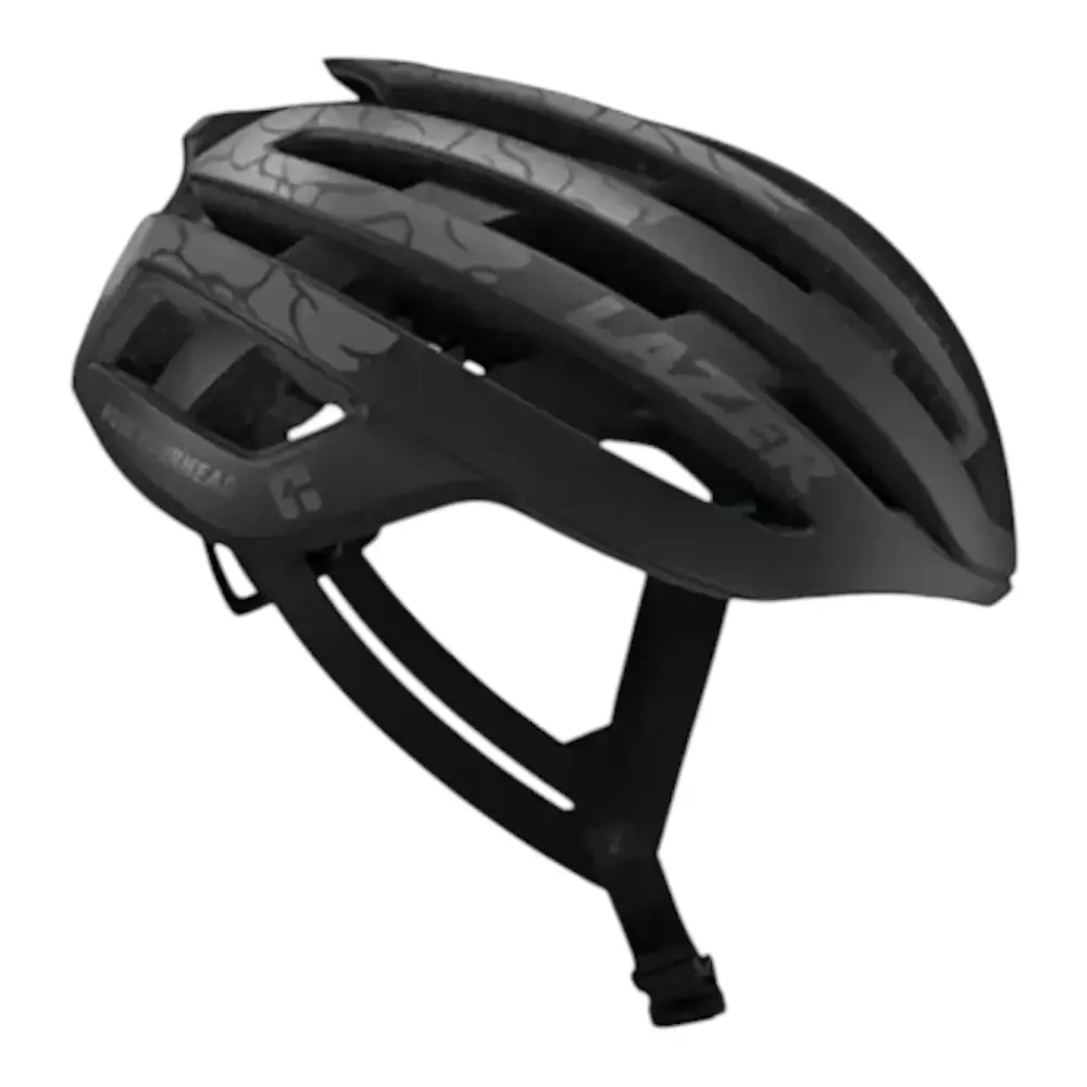 LAZER Z1 KinetiCore Race Fietshelm Grijs/Zwart met LED verlichting