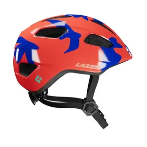 Lazer Nutz KinetiCore 2.0 Kinder Fietshelm Vogels Rood/Blauw
