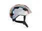 Lazer Pnut KinetiCore Kinder Fietshelm Wit/Rainbow