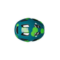 Lazer Nutz Kineticore Kinder Fietshelm Groene Stippen