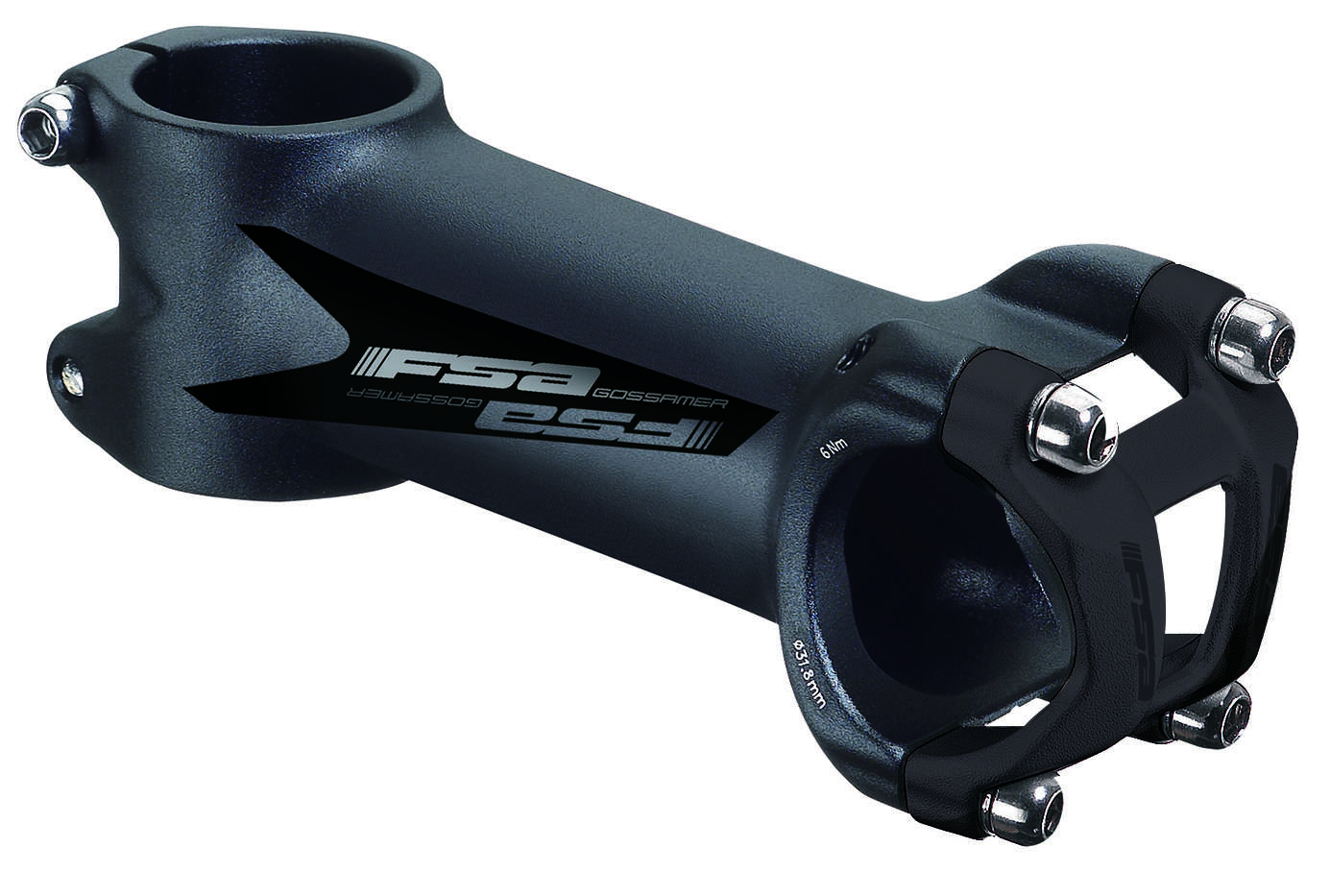 FSA Gossamer 6 graden Stuurpen Zwart