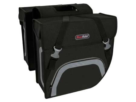 Fastrider Dubbele Tas LED Hybride Zwart