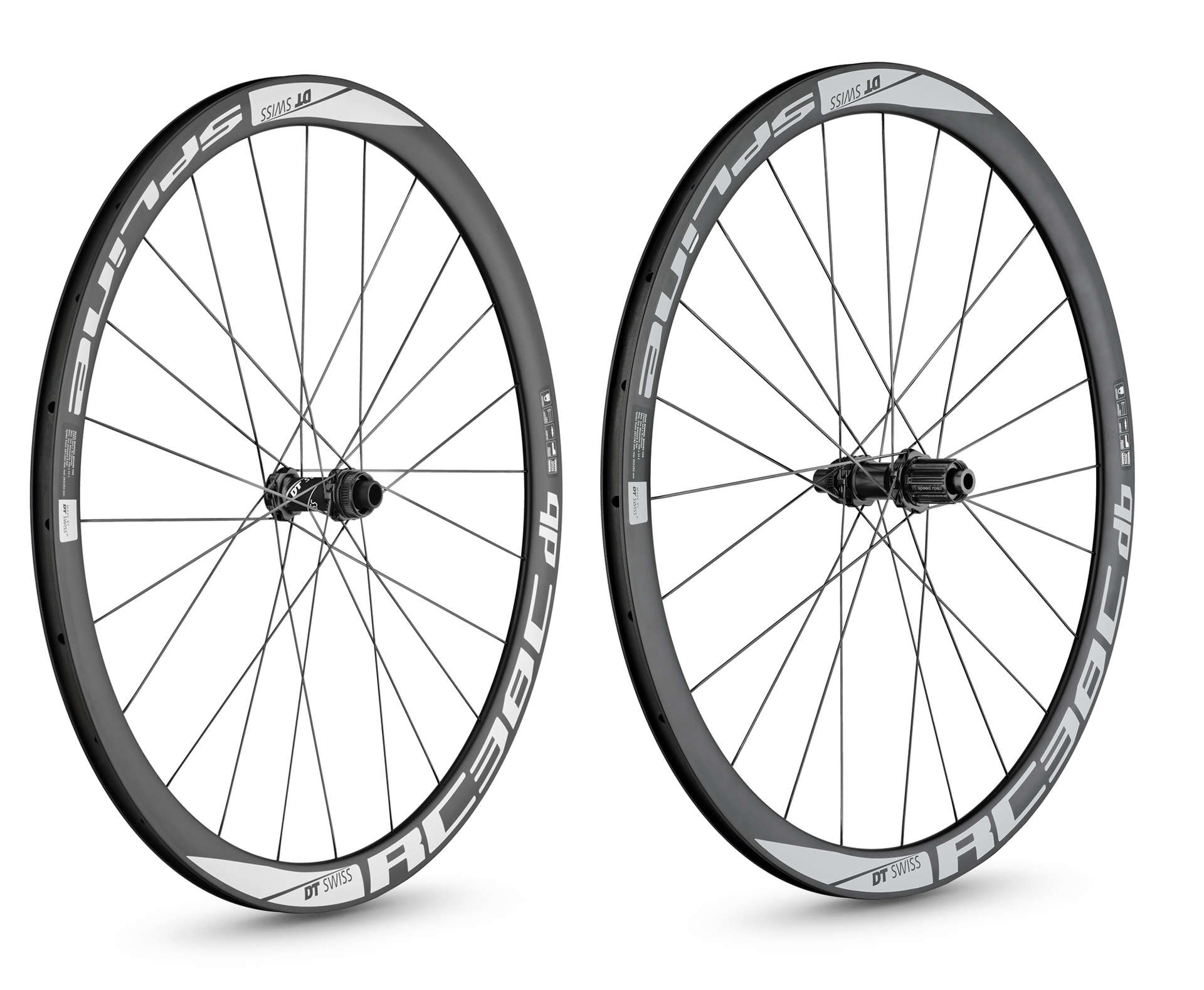 DT SWISS rc38c spline ホイール DT Swiss RC38 Spline C CB DB Disc Wielset Zwart