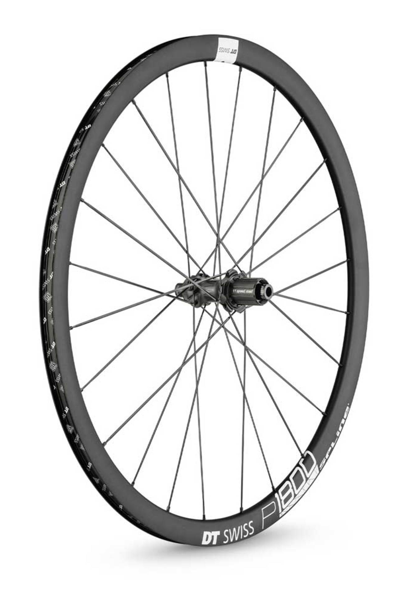 DT Swiss P1800 Spline 32 Disc Race Achterwiel Zwart