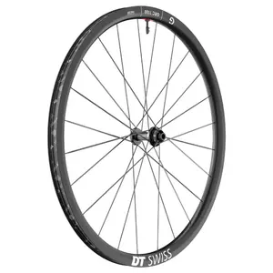 DT Swiss GRC1100 DICUT 30 Carbon Disc Gravel Voorwiel Zwart