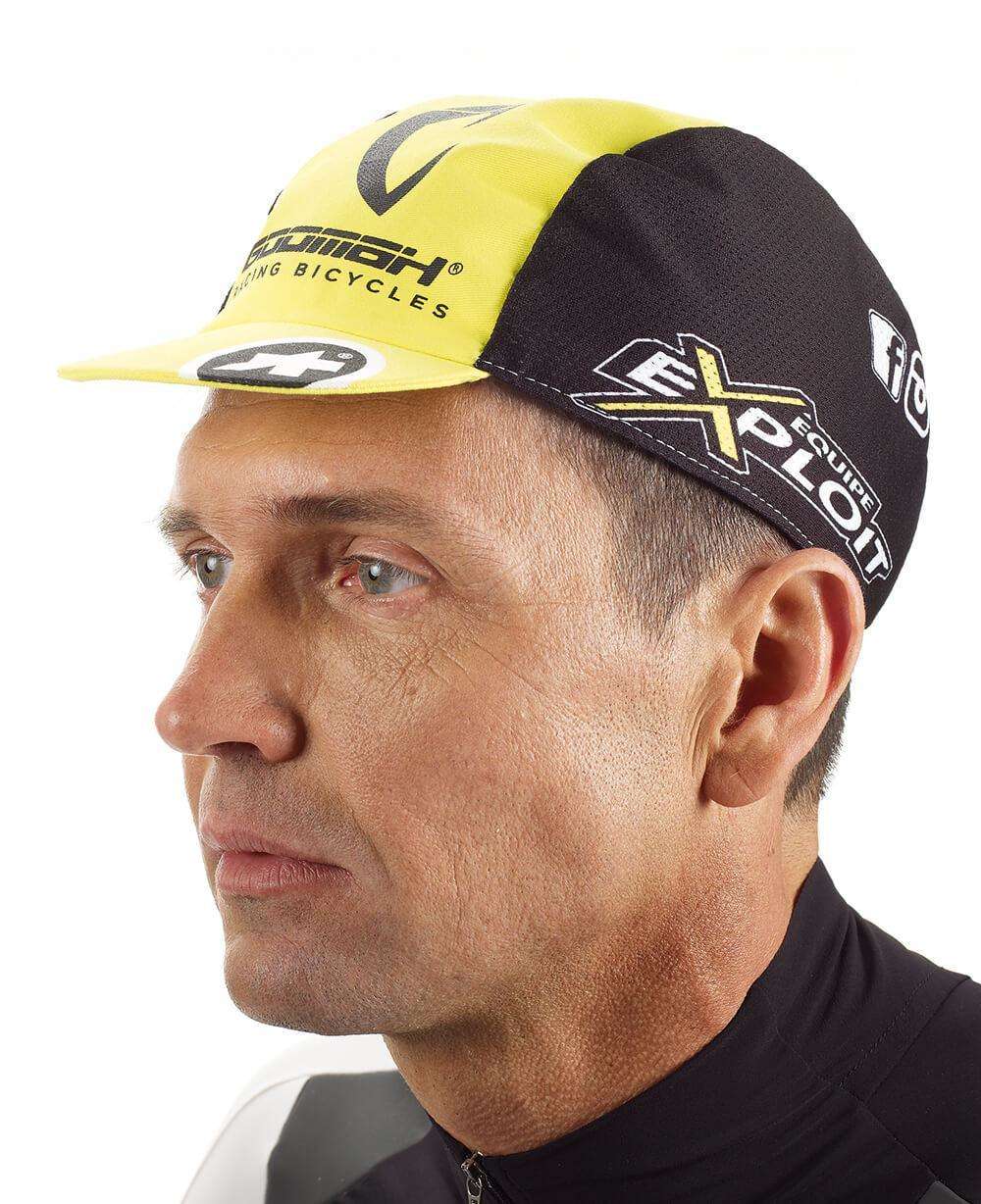 Assos éxploitCap Evo7 Koerspet Geel/Zwart