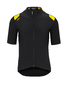 Assos Equipe RS Spring Fall Aero Fietsshirt Korte Mouwen Zwart/Geel Heren