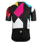 Assos Fastlane Rock Fietsshirt Korte Mouwen Zwart/Multi Heren