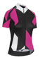 Assos Fastlane Rock Fietsshirt Korte Mouwen Roze/Zwart/Wit Dames