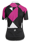 Assos Fastlane Rock Fietsshirt Korte Mouwen Roze/Zwart/Wit Dames