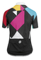 Assos Fastlane Rock Fietsshirt Korte Mouwen Zwart/Multi Dames