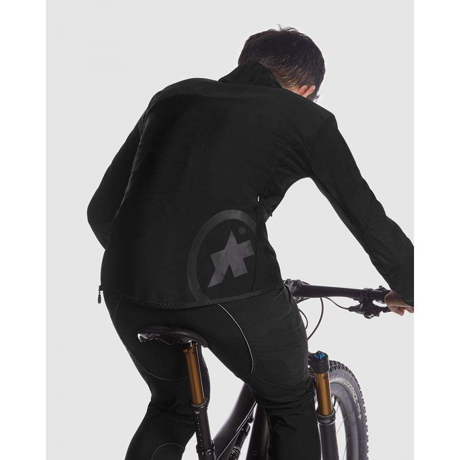 Assos Trail Winter Softshell MTB Fietsjack Zwart Heren
