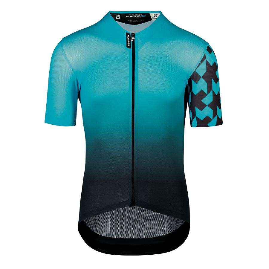 Assos Equipe RS Summer Prof Edition Fietsshirt Korte Mouwen Blauw/Zwart Here