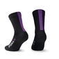 Assos Dyora RS Fietssokken Zwart/Paars