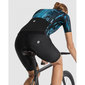 Assos UMA GT C2 Drop Head Fietsshirt Korte Mouwen Blauw Dames