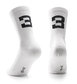 Assos Poker 3 Fietssokken Wit