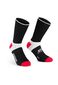 Assos Kompressor Fietssokken Zwart/Wit/Rood