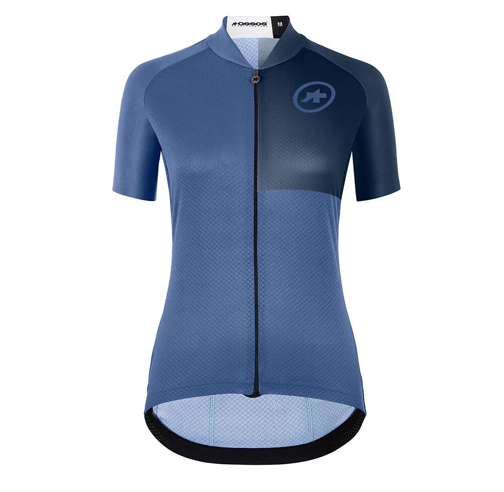 Assos UMA GT C2 EVO Stahlstern Fietsshirt Korte Mouwen Blauw Dames