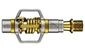 Crankbrothers Eggbeater 11 MTB Pedalen Zilver/Goud