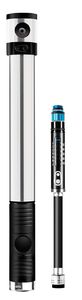 Crankbrothers Klic HV Manometer Minipomp Zilver