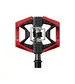 Crankbrothers Double Shot 3 MTB Pedalen Rood/Zwart