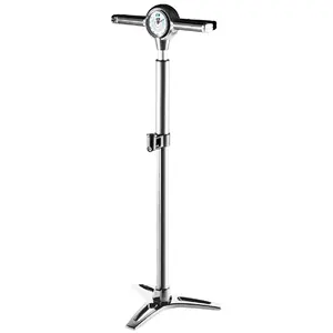 Crankbrothers Klic Vloerpomp met Analoge Drukmeter Zilver