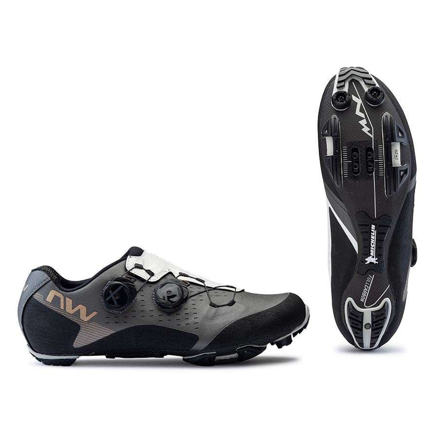 Northwave Ghost Pro Mountainbikeschoenen Grijs/Wit/Zwart