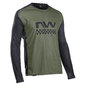 Northwave Edge MTB Fietsshirt Lange Mouwen Donkergroen/Zwart Heren