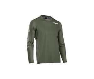 Northwave Bomb MTB Fietsshirt Lange Mouwen Groen Heren