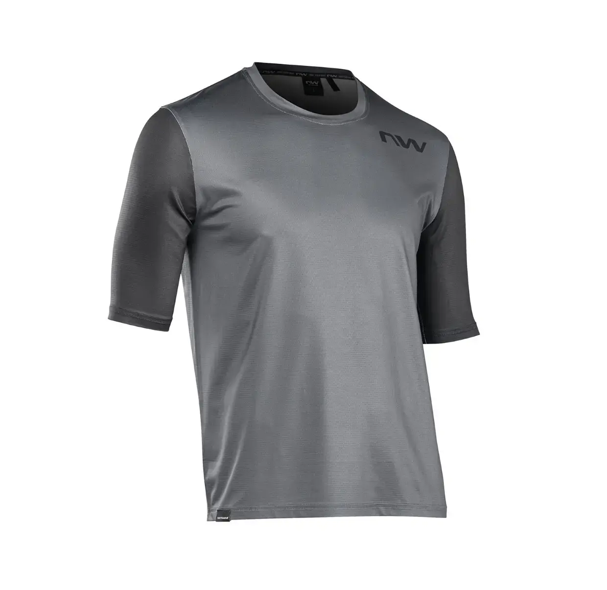 Northwave Xtrail 2 MTB Fietsshirt Korte Mouwen Donkergrijs/Zwart Heren