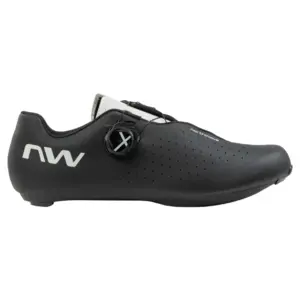 Northwave Sonic Plus Wide Wielrenschoenen Zwart/Lichtgrijs Heren