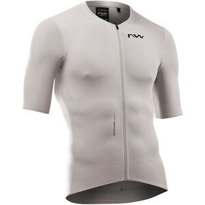 Northwave Essence Fietsshirt Korte Mouwen Lichtgrijs Heren