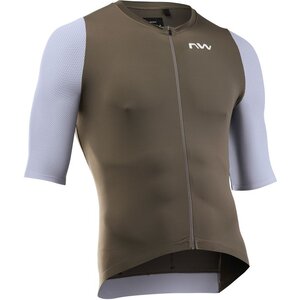 Northwave Extreme Evo Fietsshirt Korte Mouwen Bruin/Paars/Groen Heren