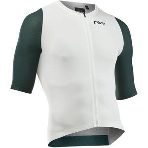 Northwave Extreme Evo Fietsshirt Korte Mouwen Wit/Groen/Roze Heren