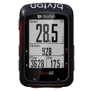 Bryton Aero 60C GPS Fietscomputer Zwart