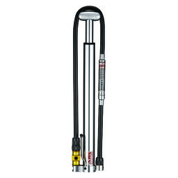 Lezyne Micro Floor Drive HPG Minipomp Zilver/Hi Gloss